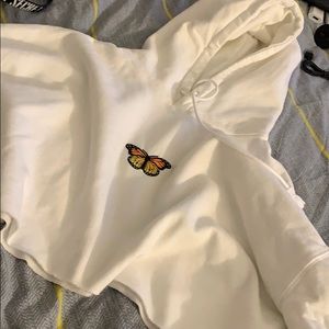 Brandy Melville cropped hoodie